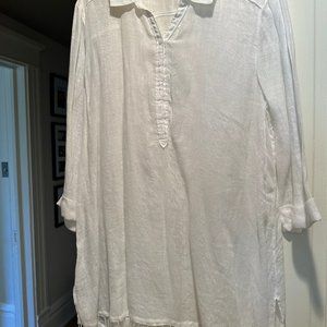 Saks Linen Bathing Suit Cover-UP XL